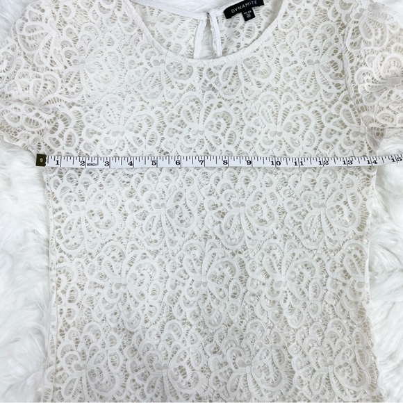 Dynamite Long Sleeve Lace Top Size XS - Picture 4 of 8